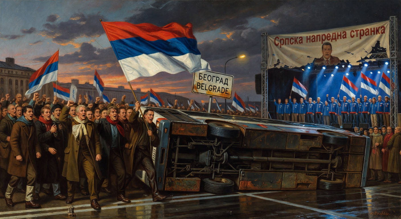 Srpski politicki dogadjaji: javni skupovi i protesti