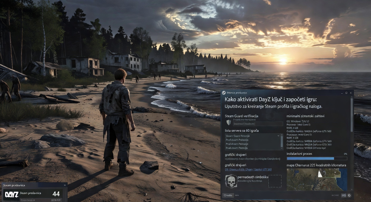 Kako aktivirati DayZ ključ i započeti igru: Uputstvo za kreiranje Steam profila i igračkog naloga