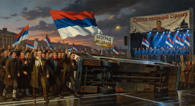 Srpski politicki dogadjaji: javni skupovi i protesti